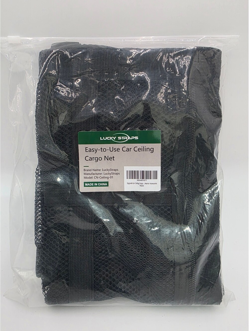 Lucky Straps Easy-to-Use Car Ceiling Cargo Net